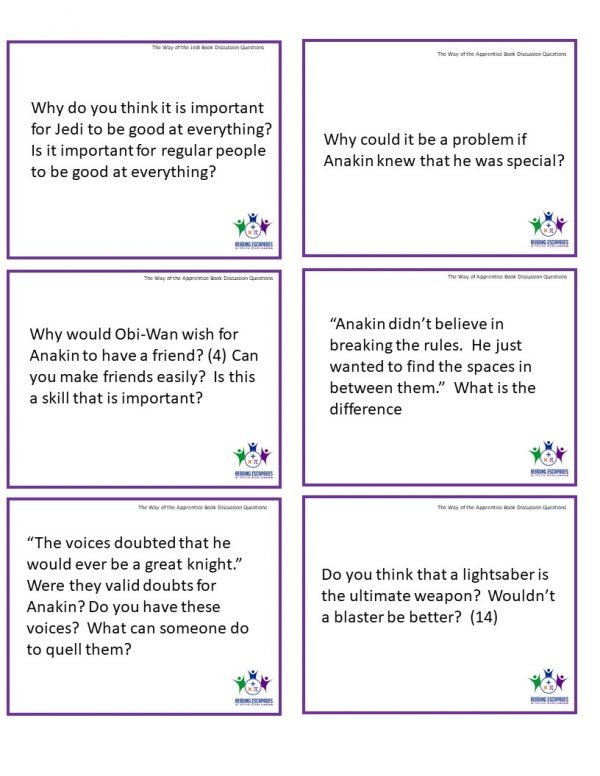 Way of Apprentice Book Discussion sample