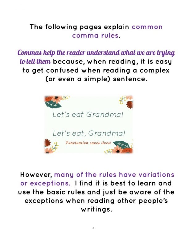 Comma Usage