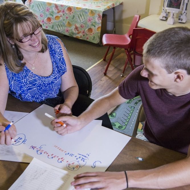 Christine teaching